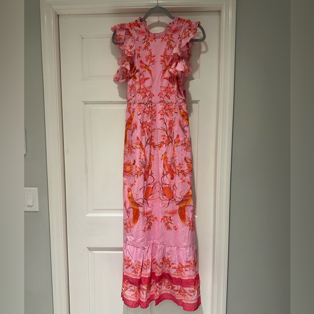 Banjana Pink Mist Hannah Maxi Dress NWT